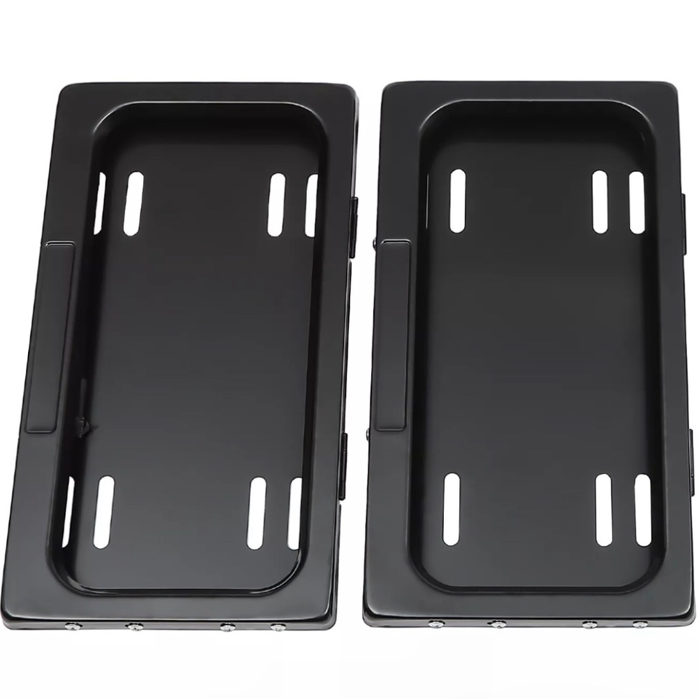 2pc License Plate Shutter Frame - Picture 16 of 16